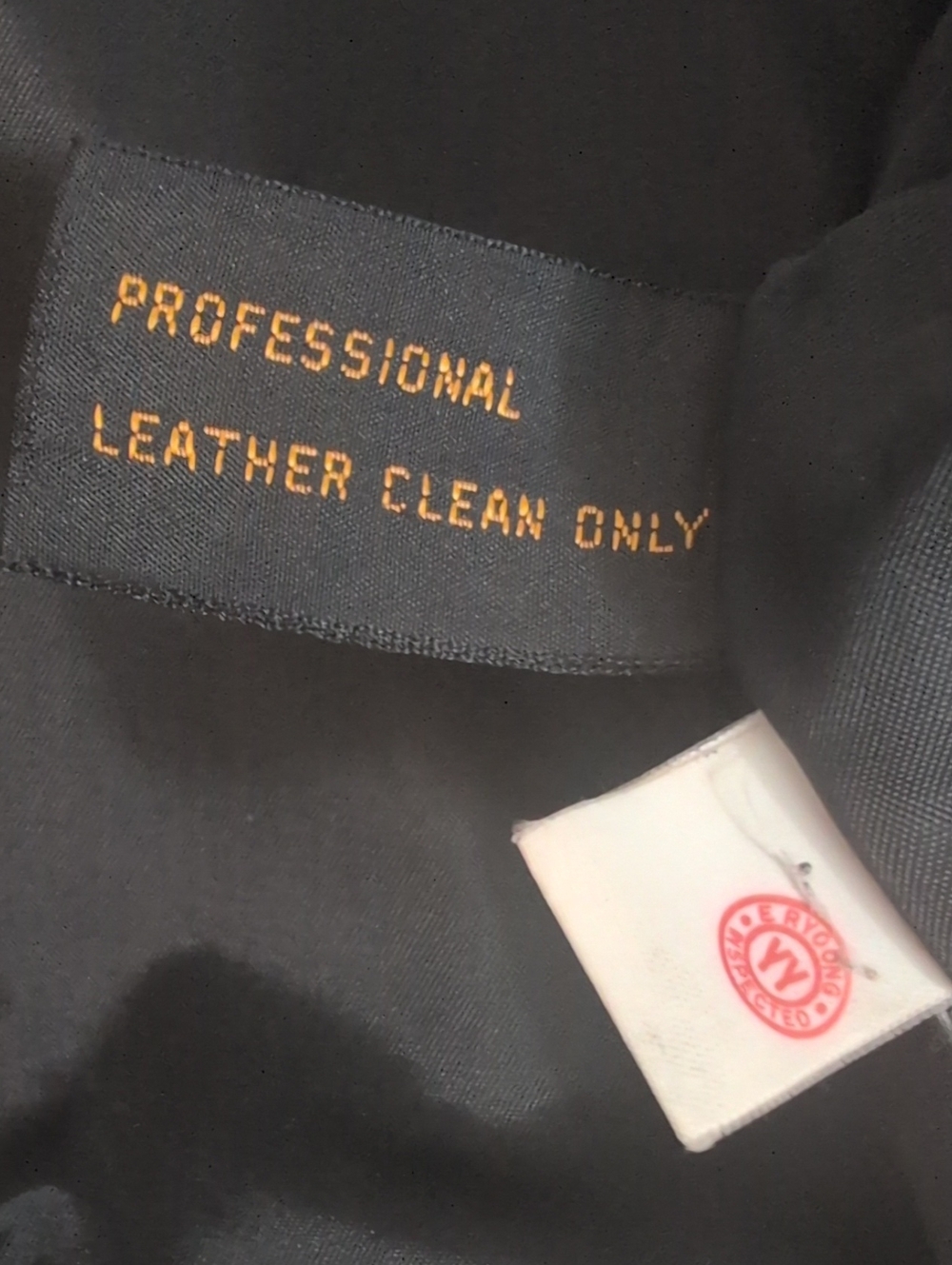 Vintage Adler Black Leather Fring Moto Style Jacket size Small - Picture 7 of 15